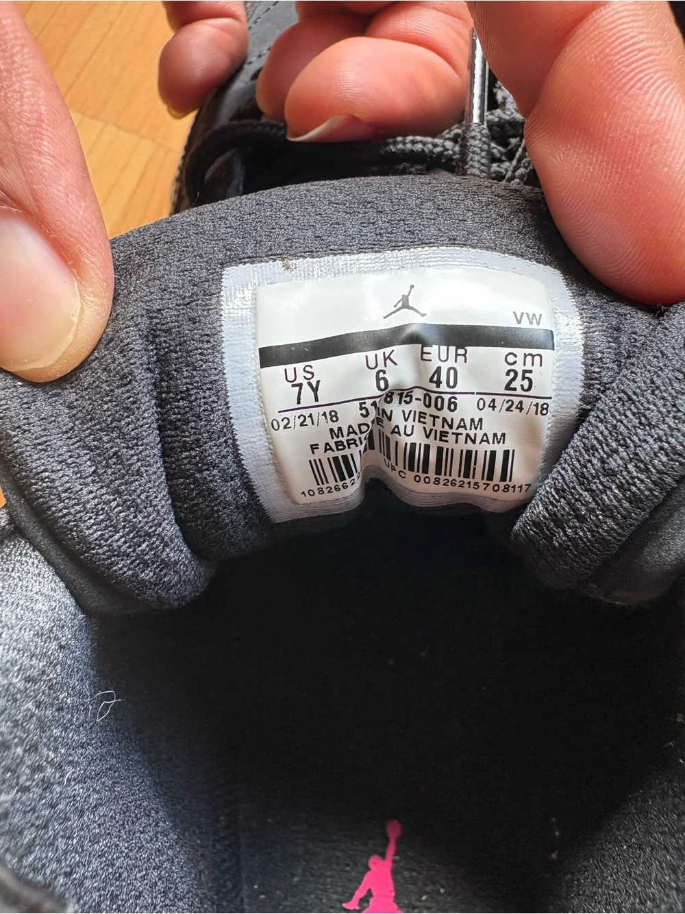 Air Jordan 12 Retro GG 'Rush Pink'  7Y